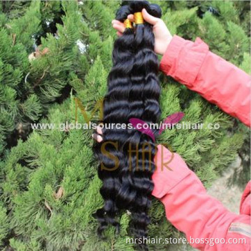 5A Peruvian Virgin Hair Loose Wave Extension, Unprocessed Virgin Curly Hair,No Shedding & Tangle